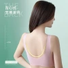 Oxygen-friendly 2.0 Ice Silk Traceless Beauty Back Wrap Bra Women's Vest base, strapless, no steel ring sports gathering bra Specification image